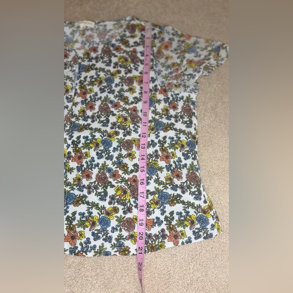 The General Good Floral Keyhole Blouse | Size XL | NWOT - Picture 7 of 7